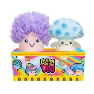 Living On The Veg Plush FunGuys Mushrooms TJ & Romy Mushroom Medley Wave 1 6”